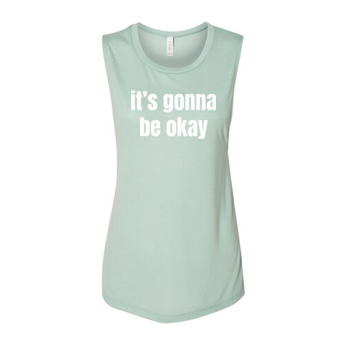 It's Gonna Be Okay Women's Flowy Scoop Muscle Tank Thumbnail